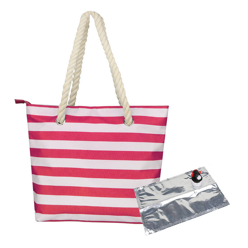 Beach Wine Tote Bag