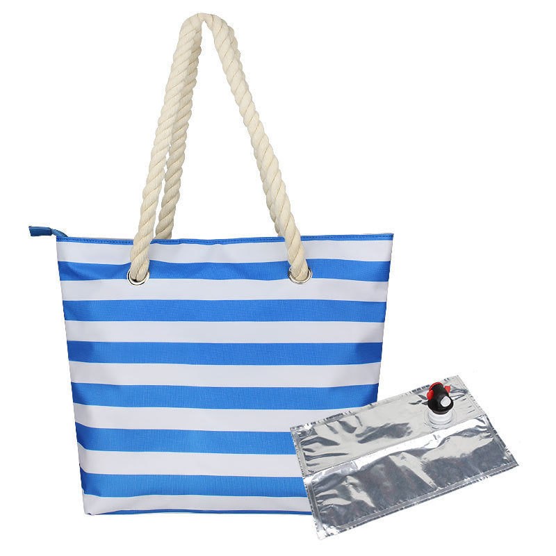 Beach Wine Tote Bag