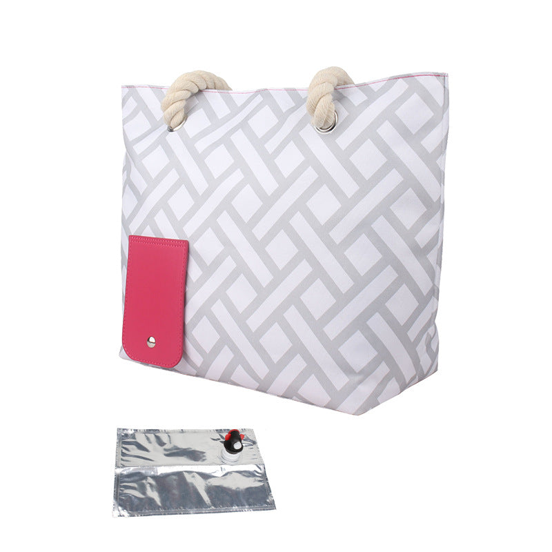 Beach Wine Tote Bag