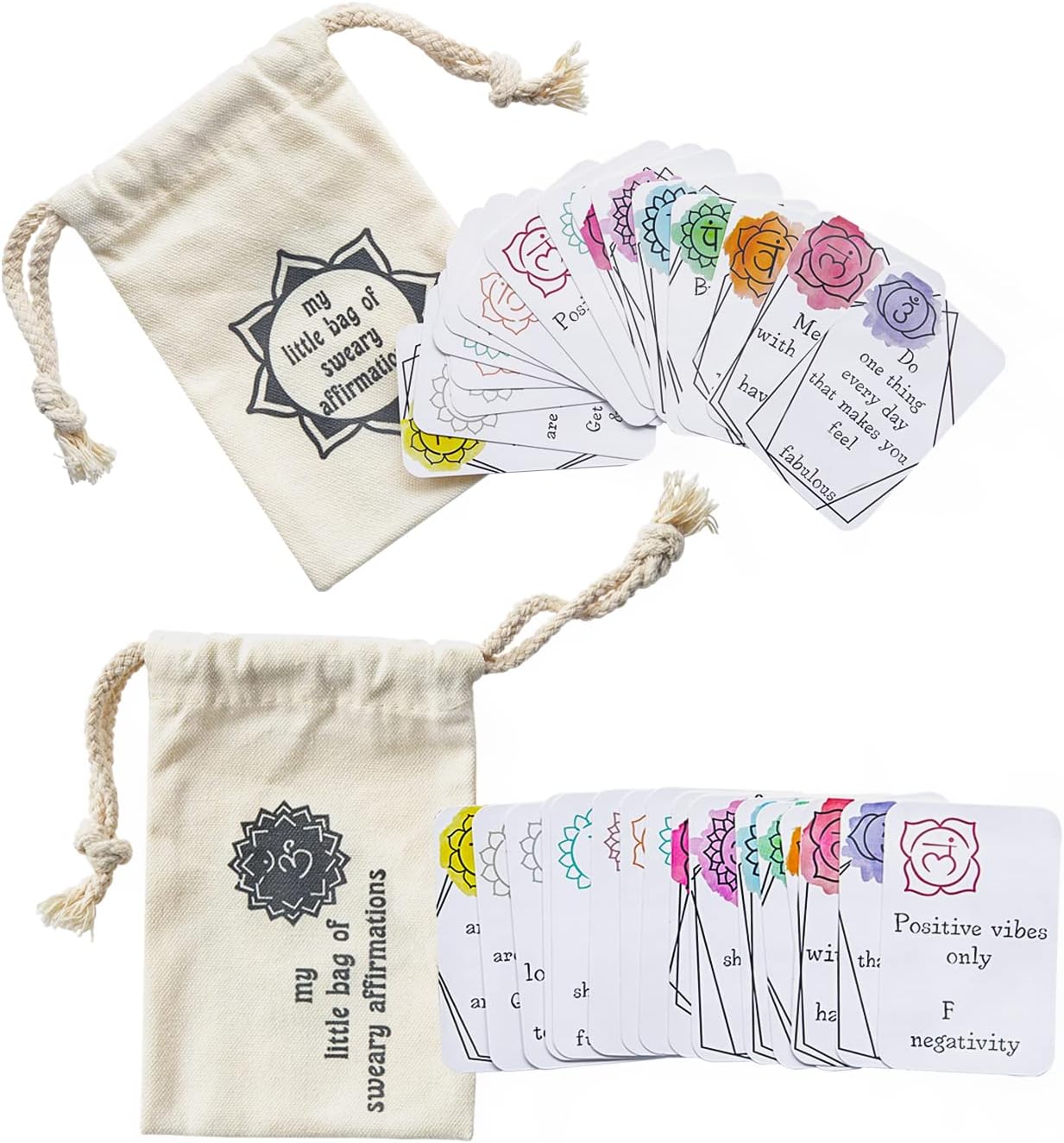 Funny Affirmation Card Gift With Storage Pouch