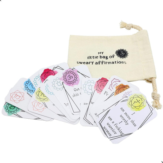 Funny Affirmation Card Gift With Storage Pouch