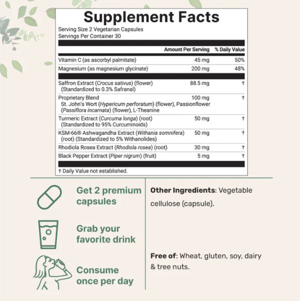 Giardinox Saffron+ Advanced Supplements