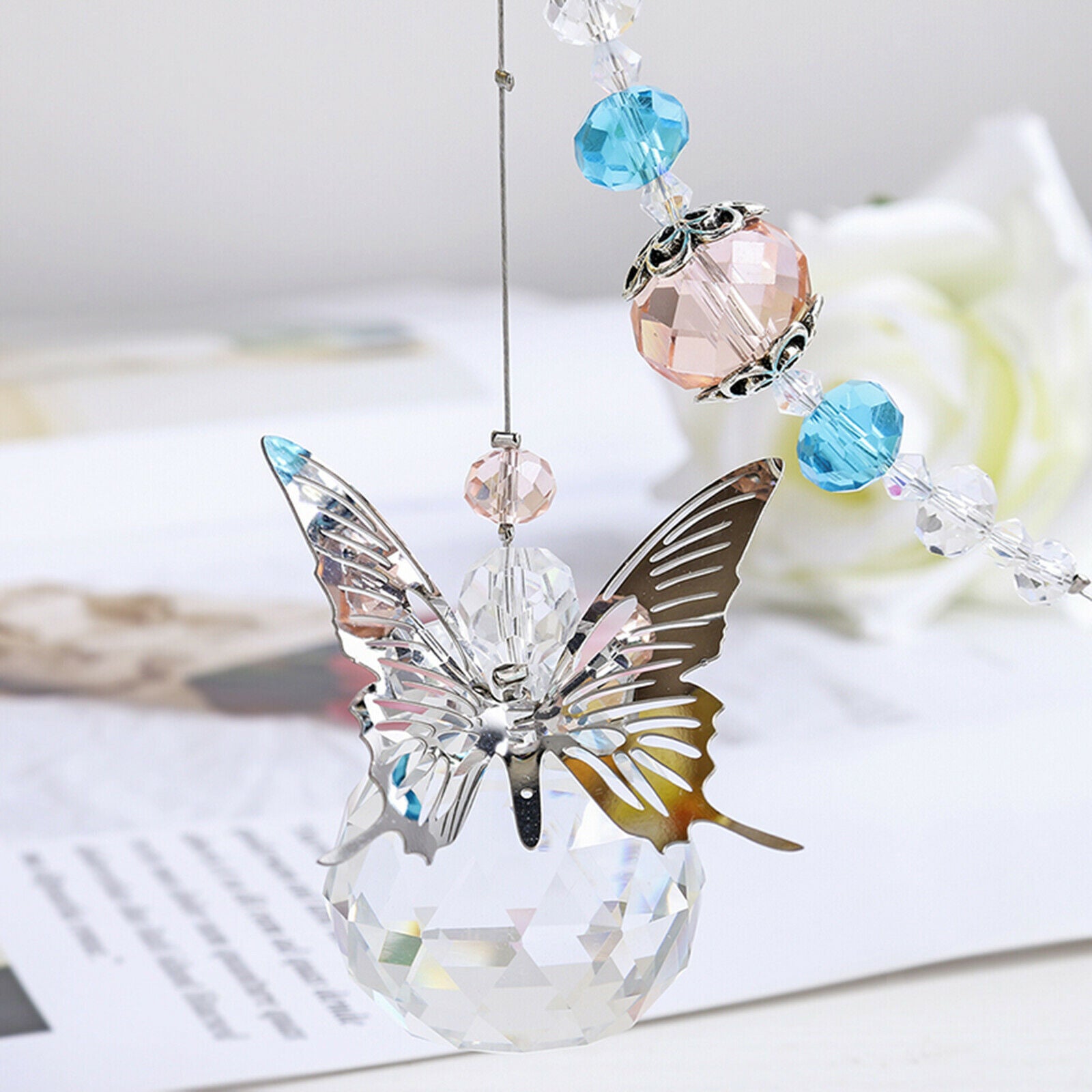 giardinox Butterfly Crystal Pendant